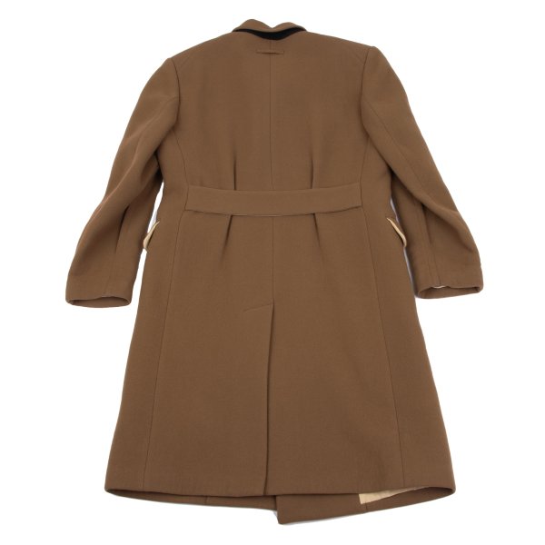 Jean Paul GAULTIER HOMME Wool Melton Pea Coat Camel Size 50