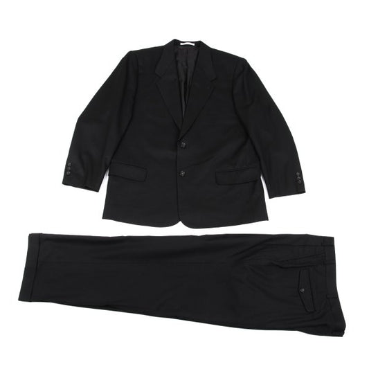 Papas Vitale Barberis Canonico SUPER120'S Suit Black Size M LL