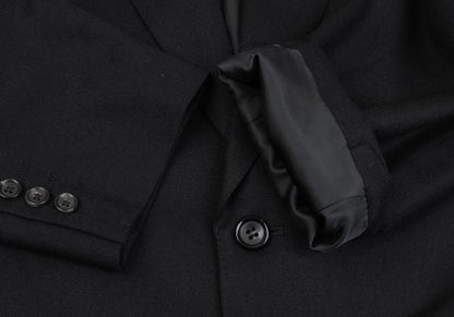 Papas Vitale Barberis Canonico SUPER120'S Suit Black Size M LL