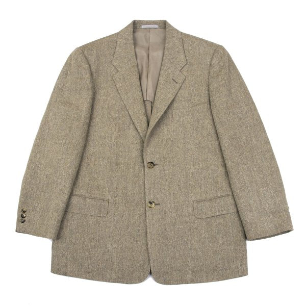 Papas Silk Linen Color Nep Blazer Beige Size 48M