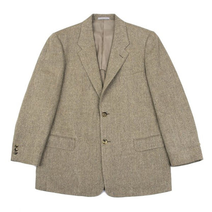 Papas Silk Linen Color Nep Blazer Beige Size 48M
