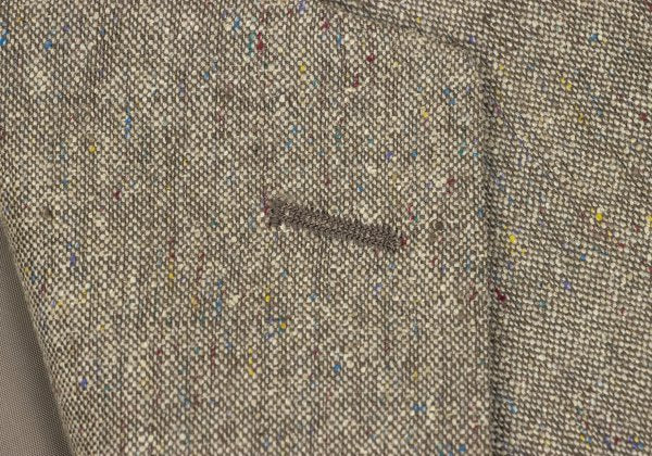 Papas Silk Linen Color Nep Blazer Beige Size 48M