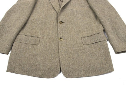 Papas Silk Linen Color Nep Blazer Beige Size 48M