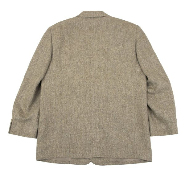 Papas Silk Linen Color Nep Blazer Beige Size 48M