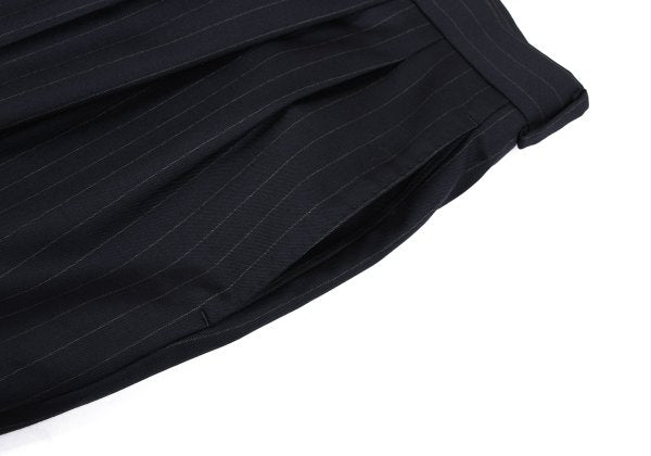 Papas GUABELLO SUPER130'S Wool Chalk Pants Navy Size 52LL