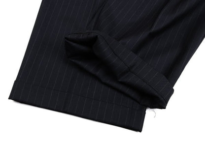 Papas GUABELLO SUPER130'S Wool Chalk Pants Navy Size 52LL