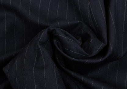 Papas GUABELLO SUPER130'S Wool Chalk Pants Navy Size 52LL