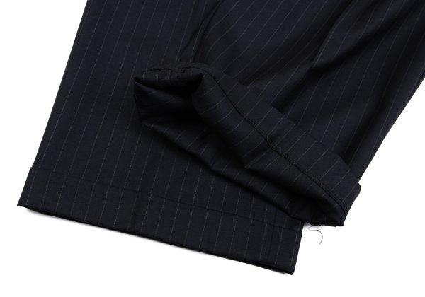 Papas GUABELLO SUPER130'S Wool Chalk Suit Navy Size 48M 52LL
