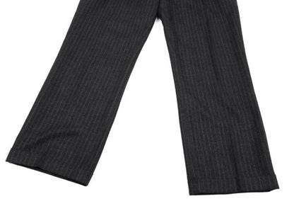 Papas Martin Sons Wool Cashmere Stripe Suit Gray Size 48M 52LL