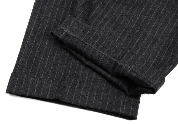 Papas Martin Sons Wool Cashmere Stripe Suit Gray Size 48M 52LL