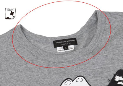 COMME des GARCONS HOMME PLUS 06SS T-Shirt Gray Size S