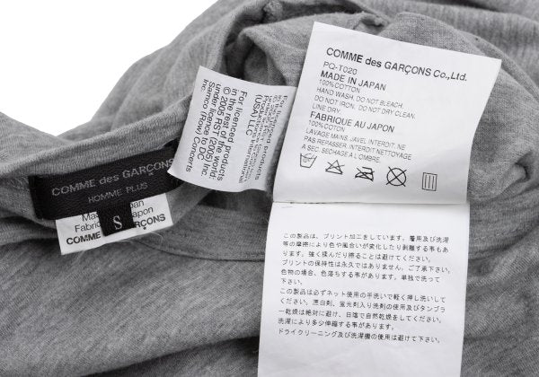 COMME des GARCONS HOMME PLUS 06SS T-Shirt Gray Size S