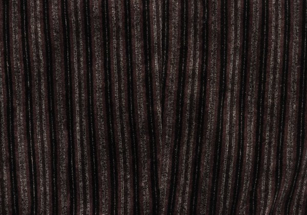gigli Velour Stripe Double Vest Brown/Black Size 38M