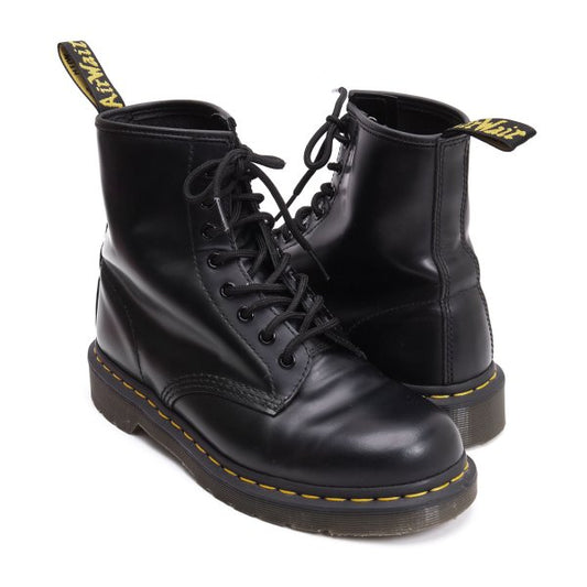 Dr.Martens Black 8-Eye Leather Boots Size 26cm
