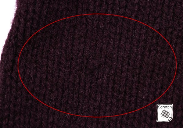 Atsuro Tayama A/T Wool Asymmetric Front Cardigan Red Size M