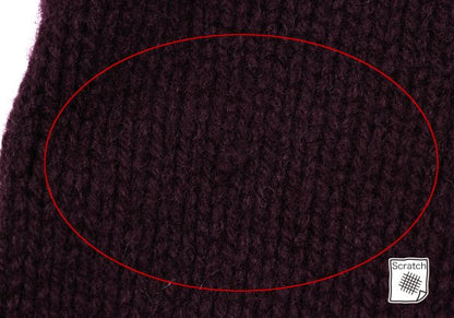 Atsuro Tayama A/T Wool Asymmetric Front Cardigan Red Size M