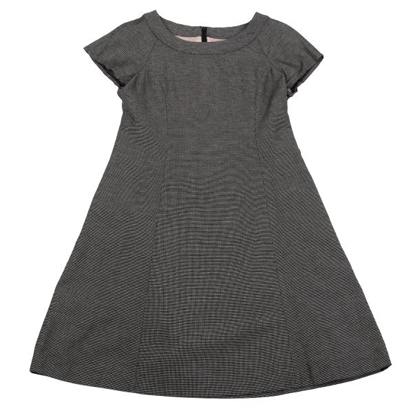 Jocomomola Grid Check Short Sleeve Dress Black Size 40