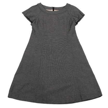 Jocomomola Grid Check Short Sleeve Dress Black Size 40
