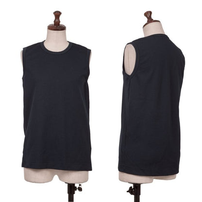 COMME des GARCONS Garment Dyed Jersey Tank Top Navy Size S