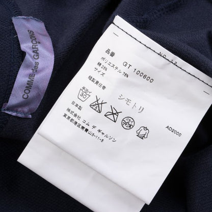 COMME des GARCONS Garment Dyed Jersey Tank Top Navy Size S
