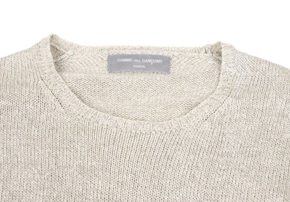 COMME des GARCONS HOMME Linen Cotton Sweater Beige Size M