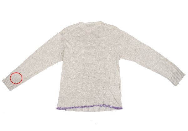 COMME des GARCONS HOMME Linen Cotton Sweater Beige Size M