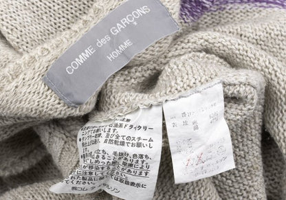 COMME des GARCONS HOMME Linen Cotton Sweater Beige Size M