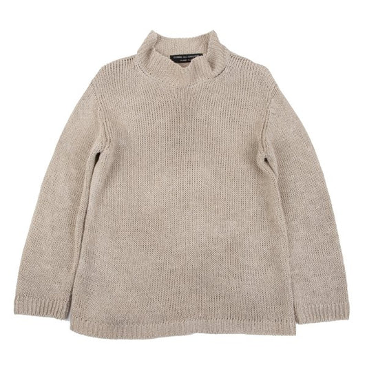 COMME des GARCONS HOMME PLUS Linen High Knit Beige Size M