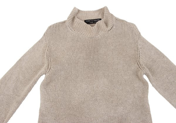 COMME des GARCONS HOMME PLUS Linen High Knit Beige Size M