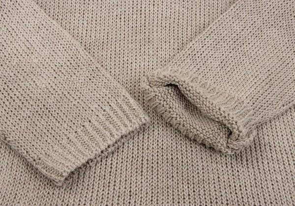 COMME des GARCONS HOMME PLUS Linen High Knit Beige Size M