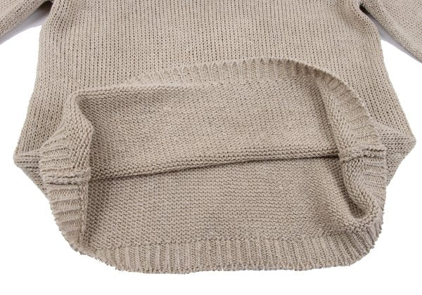 COMME des GARCONS HOMME PLUS Linen High Knit Beige Size M