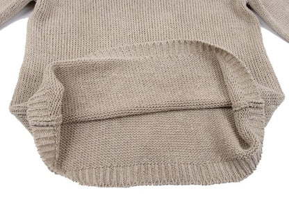 COMME des GARCONS HOMME PLUS Linen High Knit Beige Size M
