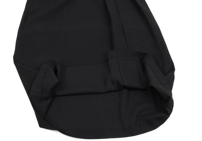 Yohji Yamamoto FEMME Wool Poly Side Skirt Black Size S