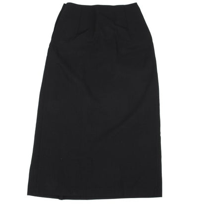 Yohji Yamamoto FEMME Wool Poly Side Skirt Black Size S