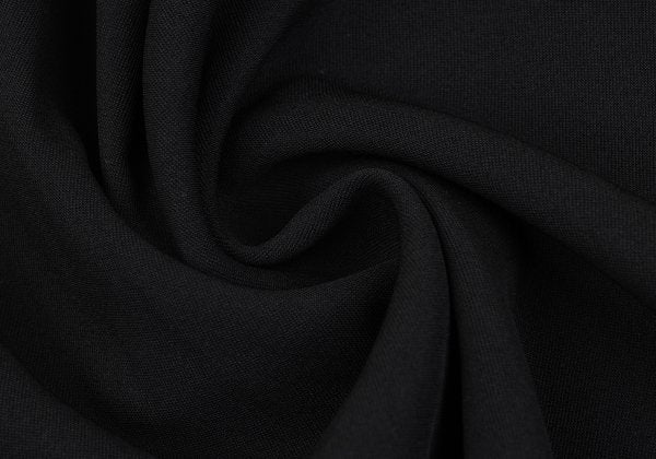 Yohji Yamamoto FEMME Wool Poly Side Skirt Black Size S