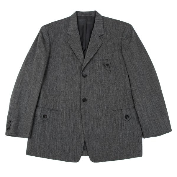 Y's for men Wool 2-Button Jacket Gray Size M