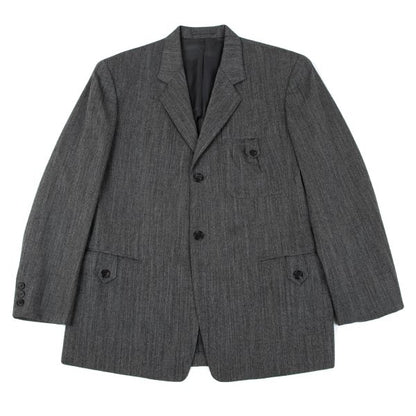 Y's for men Wool 2-Button Jacket Gray Size M