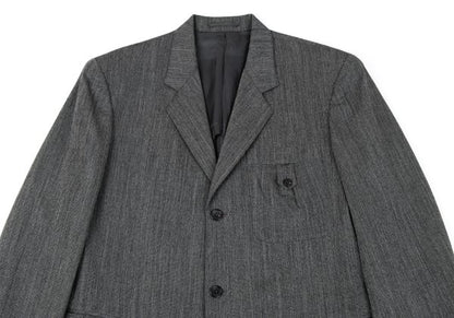 Y's for men Wool 2-Button Jacket Gray Size M