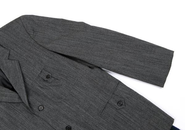 Y's for men Wool 2-Button Jacket Gray Size M