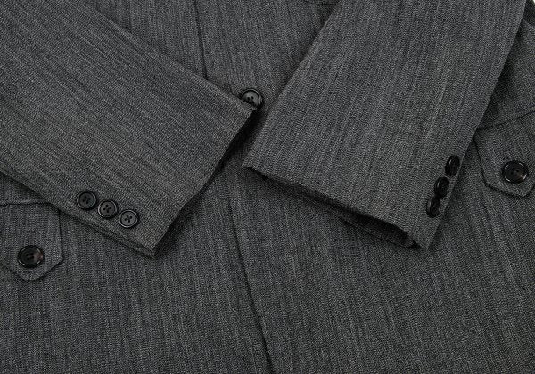 Y's for men Wool 2-Button Jacket Gray Size M