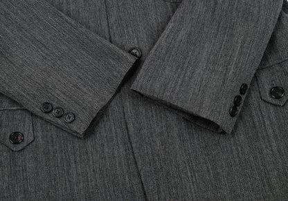 Y's for men Wool 2-Button Jacket Gray Size M