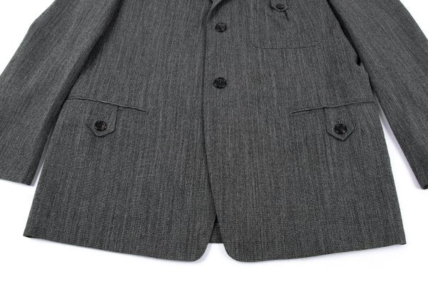Y's for men Wool 2-Button Jacket Gray Size M