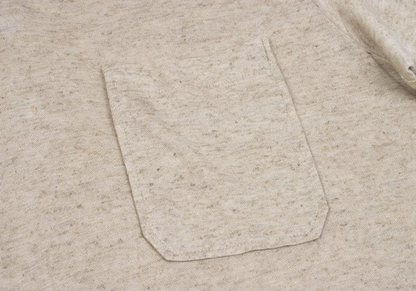 Y's for men Rayon Linen Short Sleeve Polo Shirt Beige Size M