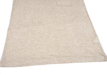 Y's for men Rayon Linen Short Sleeve Polo Shirt Beige Size M