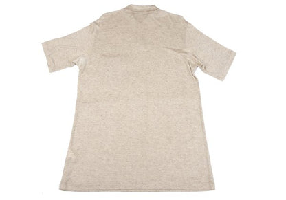 Y's for men Rayon Linen Short Sleeve Polo Shirt Beige Size M