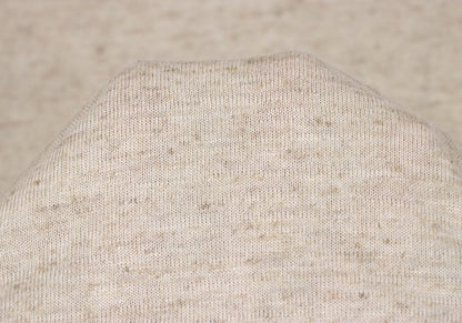Y's for men Rayon Linen Short Sleeve Polo Shirt Beige Size M