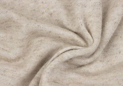 Y's for men Rayon Linen Short Sleeve Polo Shirt Beige Size M