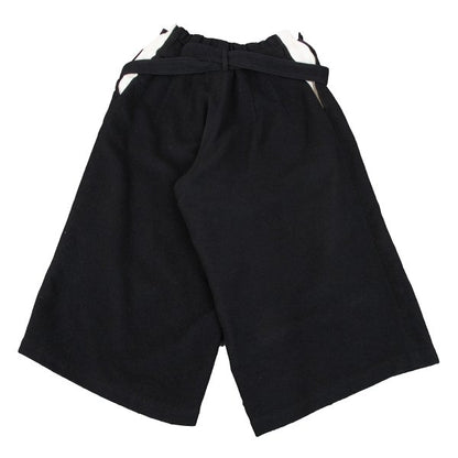 Y's Waist Layered Belted Wide Pants Black Size M