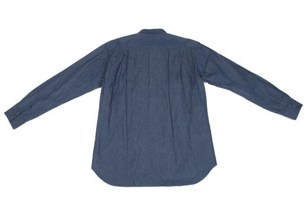 COMME des GARCONS SHIRT Patchwork Shirt Blue/Gray Size M