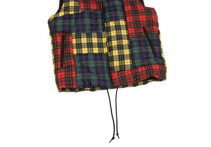 COMME des GARCONS SHIRT Padded Patchwork Vest Yellow Size X